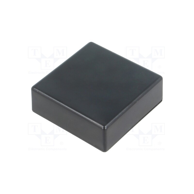 10 pcs : KM-99/BK - Enclosure: multipurpose, X: 44mm, Y: 44mm, Z: 15mm, ABS, black
