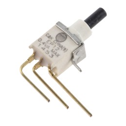 1 pcs - C & K Miniature Push Button Switch, Momentary, PCB, SPDT