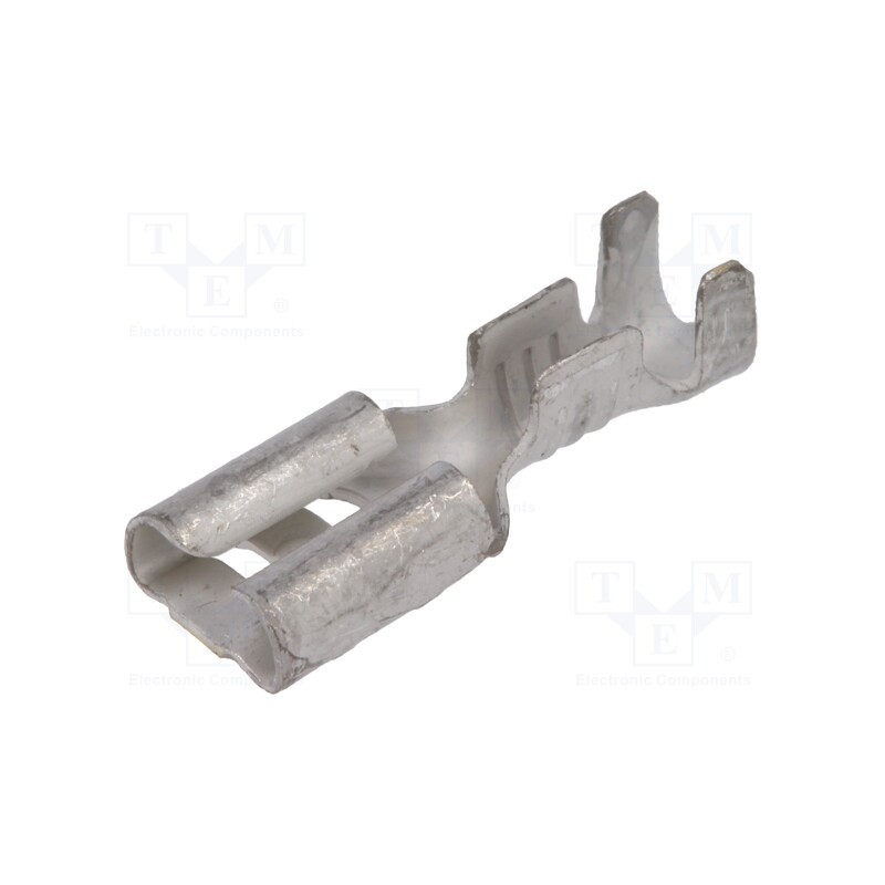 50 pcs : 5-160490-2 - Terminal: flat, 4.8mm, 0.8mm, female, 0.5÷1.5mm2, crimped, straight