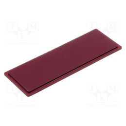 10 pcs : FI-0035 RD - Filter, X: 30mm, Y: 84mm, Z: 2mm, B: 84mm, C: 30mm, KM-35, red