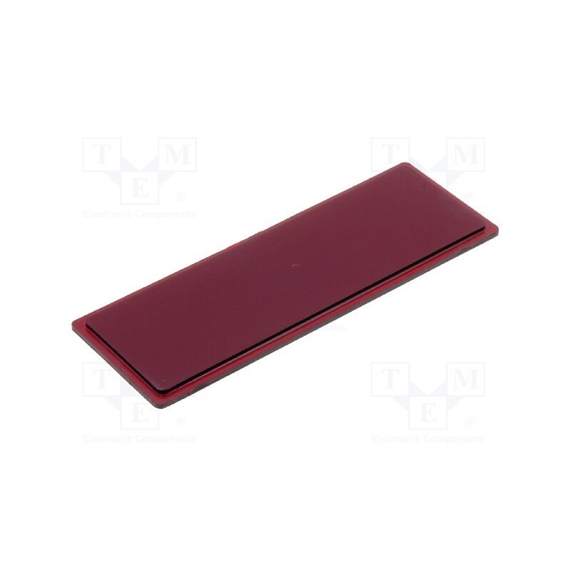 10 pcs : FI-0035 RD - Filter, X: 30mm, Y: 84mm, Z: 2mm, B: 84mm, C: 30mm, KM-35, red