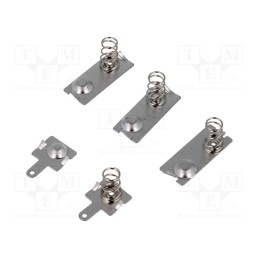 10 set : G0412 -AS - Battery contact kit, G808B-BC,G808G-BC, Size: AAA,R03, Batt.no: 4