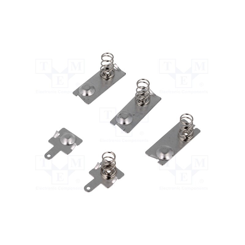 10 set : G0412 -AS - Battery contact kit, G808B-BC,G808G-BC, Size: AAA,R03, Batt.no: 4