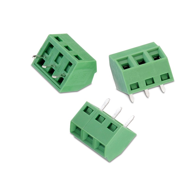 2 pcs - Wurth Elektronik 2213 Series PCB Terminal Block, 5-Contact, 3.81mm Pitch, Through Hole Mount, 1-Row, Solder Termination