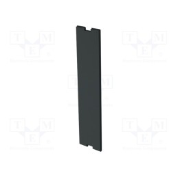 10 pcs : P10080192P - Internal panel, 22.5 Railbox Compact Vertical, dark grey