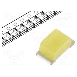 20 pcs : OF-SMD1608W - LED, SMD, 0603, white cold, 300÷430mcd, 120°, 20mA, 3÷3.2V