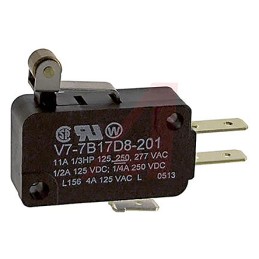 1 pcs - Honeywell Roller Lever Micro Switch, Quick Connect Terminal, 11 A @ 250 V ac, SP-CO