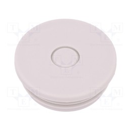 10 pcs : 23142001 - Stopper, elastomer thermoplastic TPE, light grey, 1.5÷4.5mm