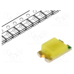 20 pcs : WW-WIS170TS-N - LED, SMD, 0805, white, 500÷845mcd, 120°, 20mA, 2.8÷3.6V
