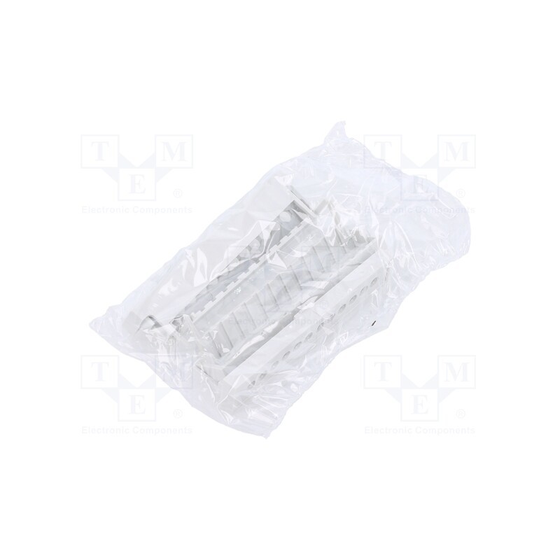 10 set : ZD4TC 5,08J ABS V0 - Terminals cover, light grey, UL94V-0, ABS, 5.08mm, 4pcs.