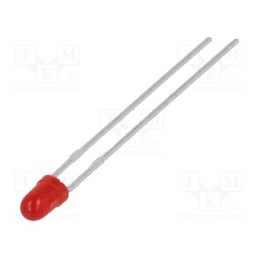 20 pcs : SSL-LX3044ID - LED, 2.9mm, red, 30mcd, 60°, Front: convex, 2÷2.5V, No.of term: 2