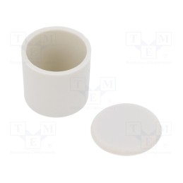 10 pcs : KM-125A/G - Enclosure: for alarms, Z: 14mm, ABS, grey, Ø: 14.8mm