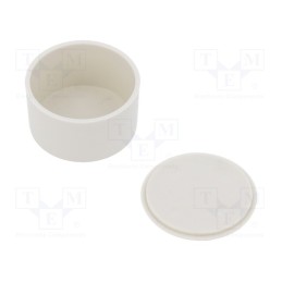 10 pcs : KM-125C/G - Enclosure: for alarms, Z: 14mm, ABS, grey, Ø: 24.8mm