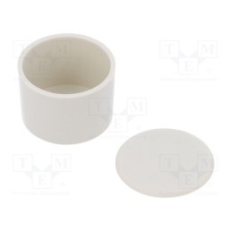 10 pcs : KM-125B/G - Enclosure: for alarms, Z: 14mm, ABS, grey, Ø: 19.8mm