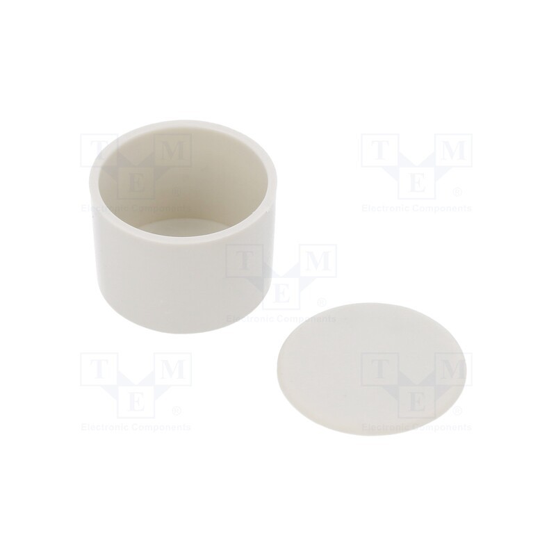 10 pcs : KM-125B/G - Enclosure: for alarms, Z: 14mm, ABS, grey, Ø: 19.8mm