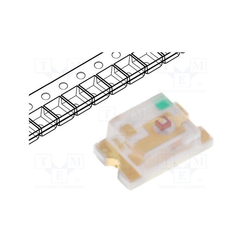 20 pcs : LL-S172YC-2Y - LED, SMD, 0805, yellow, 4÷8mcd, 2x1.25x0.8mm, 120°, 2÷2.8V, 20mA