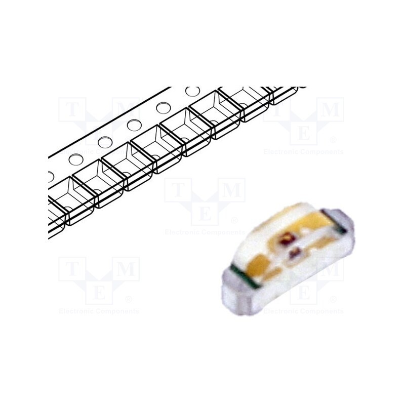 20 pcs : LTST-S220KRKT - LED, SMD, 0804, red, 18÷54mcd, 2.1x1x0.6mm, 130°, 2÷2.4V, 20mA, 75mW