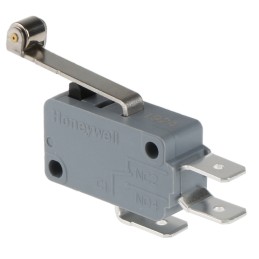 1 pcs - Honeywell Roller Lever Micro Switch, Tab Terminal, 16 A @ 250 V ac, SP-CO