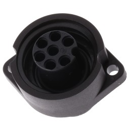 1 pcs - Binder Circular Connector, 7 Contacts, Panel Mount, Plug, Female, IP67, 693 Series