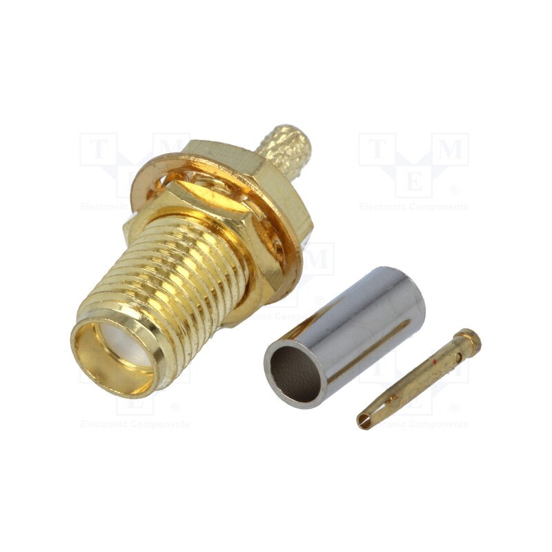 10 pcs : - Plug, antenna, SMA-B, straight