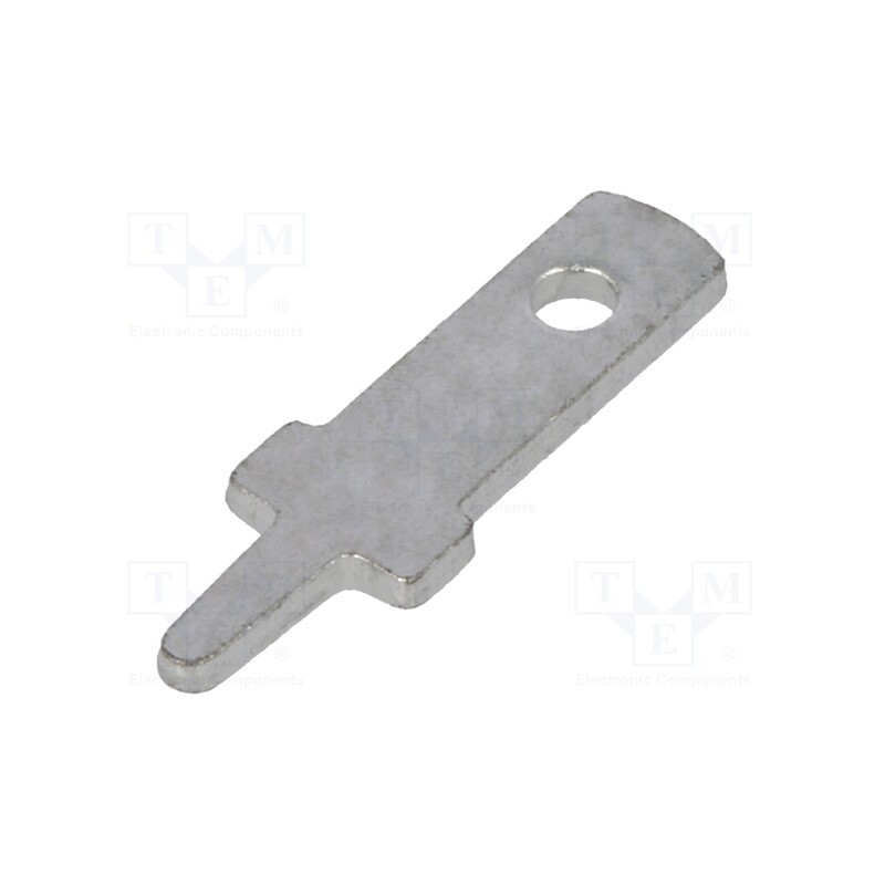 50 pcs : 60-3071-11/0030 - Terminal: flat, 2.8mm, 0.8mm, male, THT, Overall len: 12.5mm