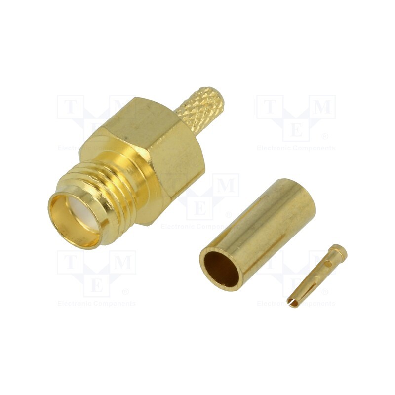 10 pcs : - Plug, antenna, SMA-D, straight