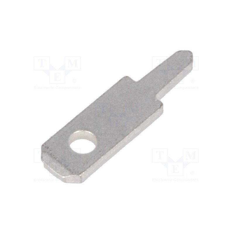50 pcs : 61-1315-11/0030 - Terminal: flat, 2.8mm, 0.8mm, male, THT, Overall len: 10.5mm