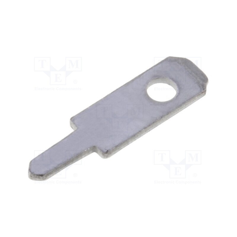50 pcs : 61-1315-21/0030 - Terminal: flat, 2.8mm, 0.5mm, male, THT, Overall len: 10.5mm