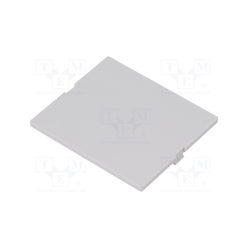10 pcs : P05030201F.BL - Front panel, without frame,with holder, grey