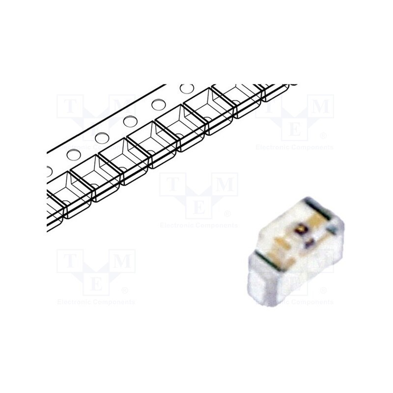 20 pcs : LTST-S270KFKT - LED, SMD, 0604, orange, 45÷90mcd, 1.6x1.15x0.6mm, 130°, 2÷2.4V, 20mA