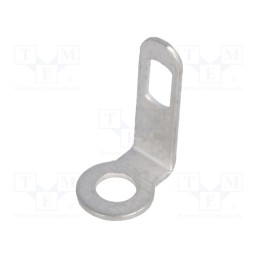 50 pcs : 61-2302-11/0030 - Tip: solder lug ring, 0.4mm, M2, Ø: 2.2mm, screw, angled 90°