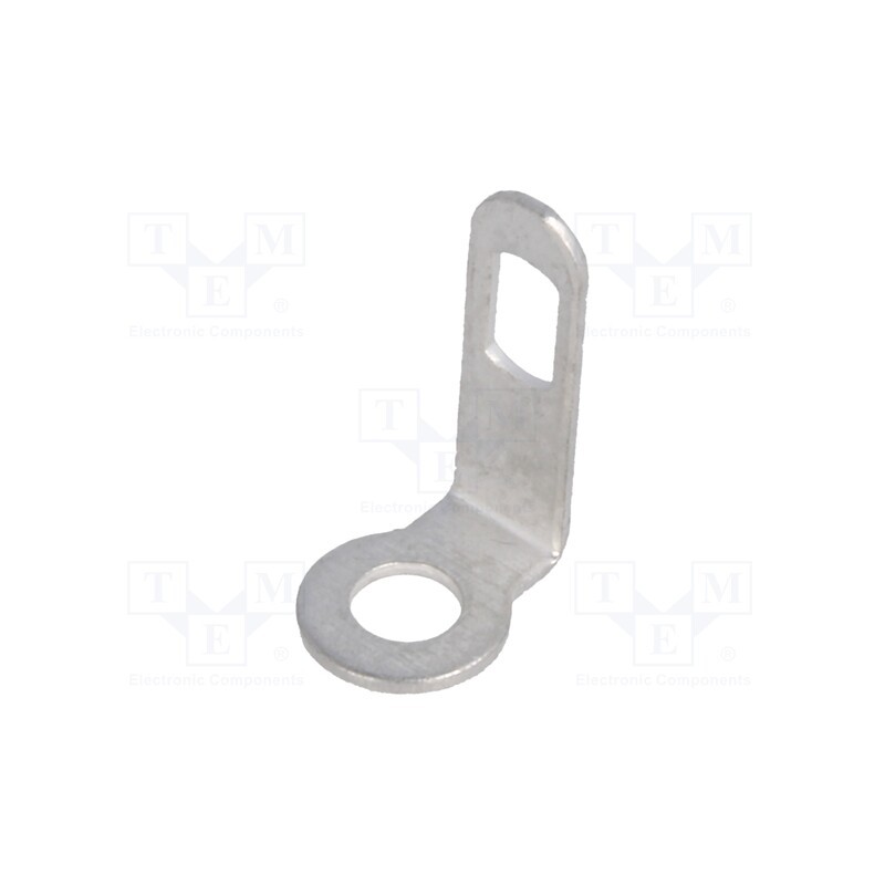 50 pcs : 61-2302-11/0030 - Tip: solder lug ring, 0.4mm, M2, Ø: 2.2mm, screw, angled 90°