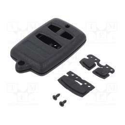 10 pcs : P-32BK - Enclosure: for remote controller, IP20, X: 36mm, Y: 54mm, Z: 12mm