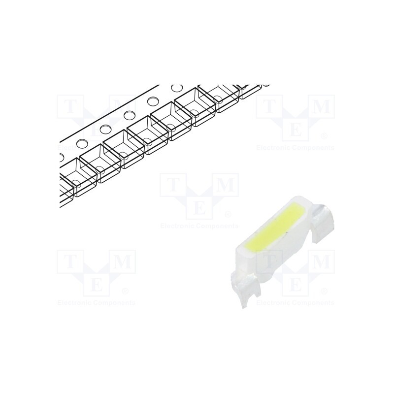 20 pcs : OSW54008C1F - LED, SMD, 4008, white cold, 1400÷2000mcd, 8000-18000K, 120°, 20mA