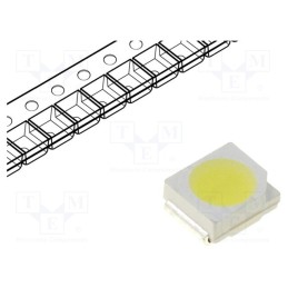 20 pcs : OF-SMD3528WN - LED, SMD, 3528,PLCC2, white cold, 2100÷2400mcd, 6000K, 120°, 20mA