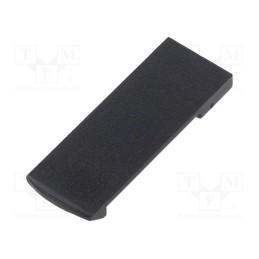 10 pcs : CL002N-S - Clip, black, Series: CLIPS, 39x14x3mm