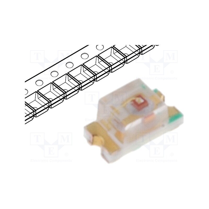 20 pcs : LL-S190GC-2A - LED, SMD, 0603, yellow green, 4÷8mcd, 1.6x0.8x0.8mm, 140°, 2.1÷2.8V