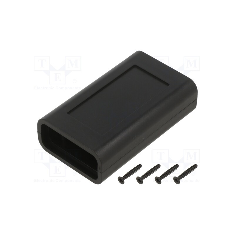 10 pcs : ZOBD ABS - Enclosure: multipurpose, X: 47.4mm, Y: 80mm, Z: 23.45mm, ABS, black