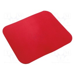 10 pcs : ID0128 - Mouse pad, red, 220x250x3mm