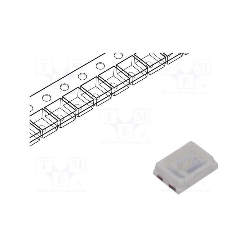 20 pcs : OSB42016C1A-60MA - LED, SMD, 2016, blue, 500÷750mcd, 2x1.6x0.6mm, 120°, 2.9÷3.8V, 60mA