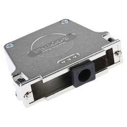 1 pcs - FCT from Molex FMK Series Die Cast Zinc D Sub Backshell, 37 Way, Strain Relief