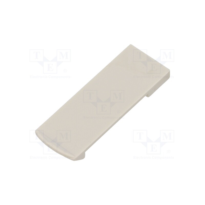 10 pcs : CL002L-S - Clip, light grey, Series: CLIPS, 39x14x3mm
