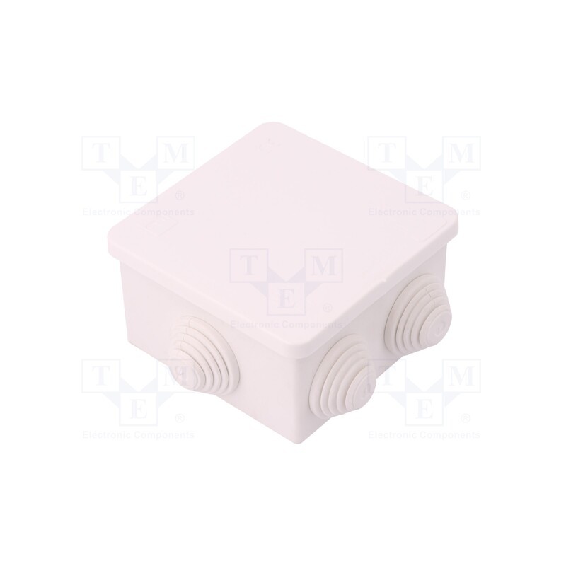 10 pcs : 0245-00 - Enclosure: junction box, X: 78mm, Y: 78mm, Z: 44mm, wall mount, IP55