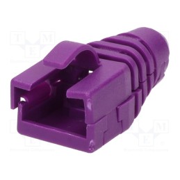 50 pcs : 6510-0102-07 - RJ45 plug boot, purple