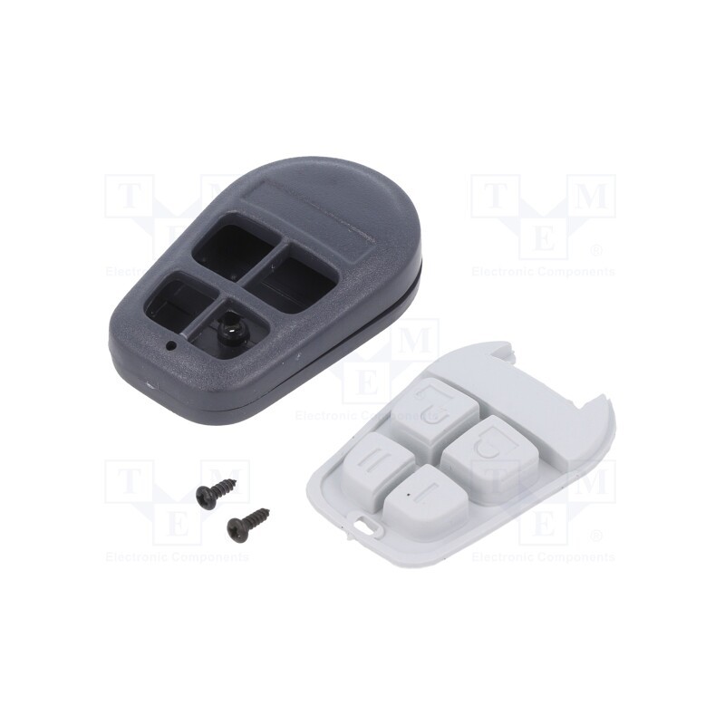 10 pcs : P-31DG/WH - Enclosure: for remote controller, IP20, X: 36mm, Y: 58mm, Z: 13mm