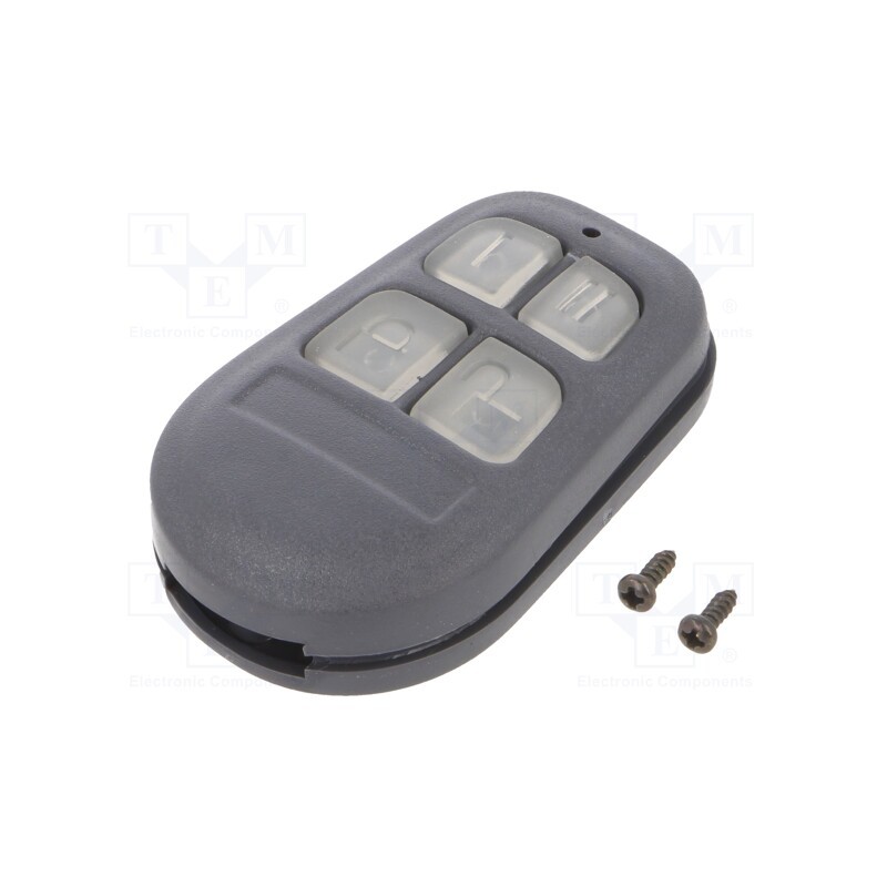 10 pcs : P-31DG/TR - Enclosure: for remote controller, IP20, X: 36mm, Y: 58mm, Z: 13mm