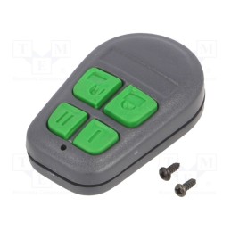 10 pcs : P-31DG/GR - Enclosure: for remote controller, IP20, X: 36mm, Y: 58mm, Z: 13mm