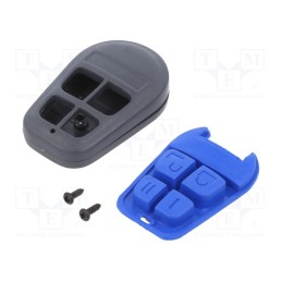 10 pcs : P-31DG/BL - Enclosure: for remote controller, IP20, X: 36mm, Y: 58mm, Z: 13mm