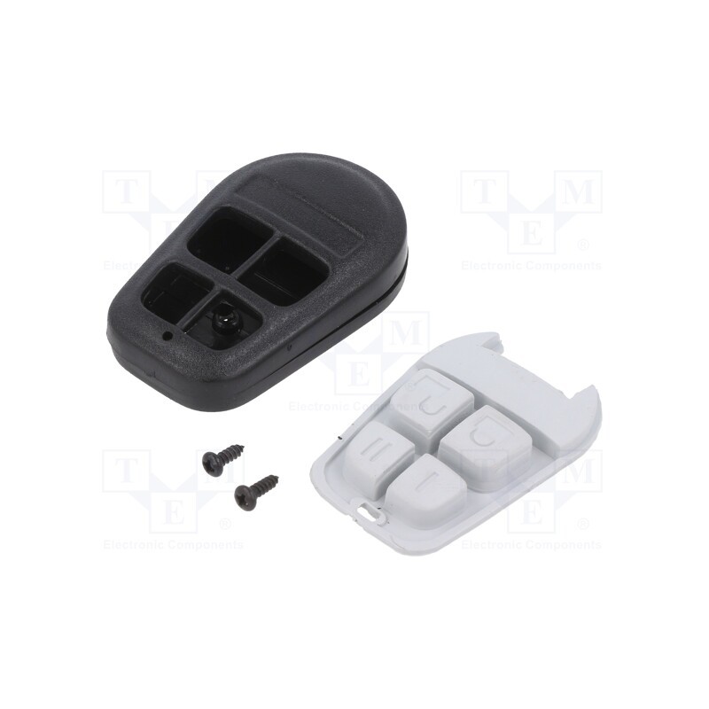 10 pcs : P-31BK/WH - Enclosure: for remote controller, IP20, X: 36mm, Y: 58mm, Z: 13mm