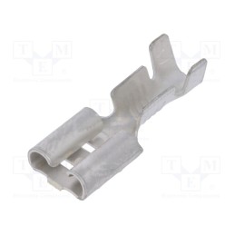100 pcs : 670.08.01.3 - Terminal: flat, 6.3mm, 0.8mm, female, 1÷2.5mm2, crimped, for cable